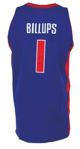 2007-2008 Chauncey Billups Detroit Pistons Game-Used Road Jersey