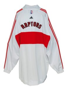 2007-2008 Chris Bosh Toronto Raptors Worn Home Warm-Up Jacket & Pants