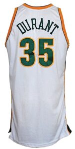 2007-2008 Kevin Durant Rookie Seattle Sonics Game-Used Home Jersey