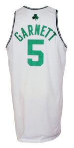 2007-2008 Kevin Garnett Boston Celtics Game-Used Home Jersey