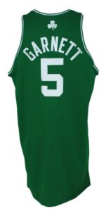 2007-2008 Kevin Garnett Boston Celtics Game-Used Road Jersey