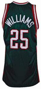 2007-2008 Mo Williams Milwaukee Bucks Game-Used Road Jersey