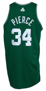 2007-2008 Paul Pierce Boston Celtics Game-Used Road Jersey