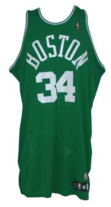 2007-2008 Paul Pierce Boston Celtics Game-Used Throwback Road Jersey