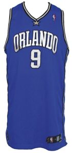 2007-2008 Rashard Lewis Orlando Magic Game-Used Road Jersey