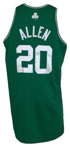 2007-2008 Ray Allen Boston Celtics Game-Used Road Jersey