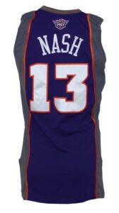 2007-2008 Steve Nash Phoenix Suns Game-Used Road Uniform