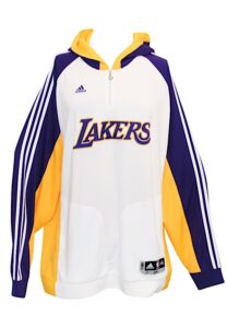 2007-2016 Los Angeles Lakers Player-Worn Warm Up Suit Attributed To Kobe Bryant