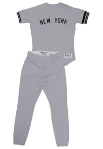 2007 Alex Rodriguez New York Yankees Game-Used Road Uniform