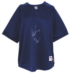 2007 Alex Rodriguez New York Yankees Worn & Autographed Batting Pullover