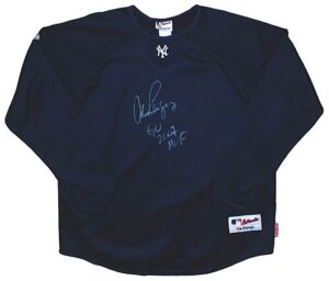 2007 Alex Rodriguez NY Yankees Worn & Autographed Warm-Up Pullover