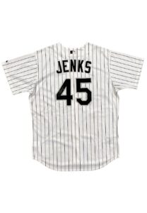 2007 Bobby Jenks Chicago White Sox Game-Used & Signed Home Jersey