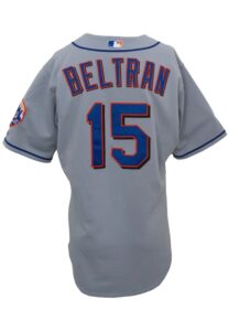 2007 Carlos Beltran New York Mets Game-Used Home Run Road Jersey