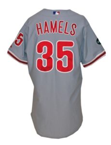 2007 Cole Hamels Philadelphia Phillies Game-Used Road Jersey