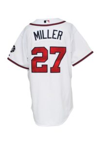 2007 Corky Miller Atlanta Braves Game-Used Home Jersey