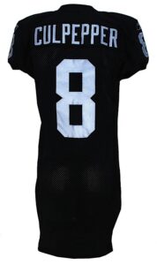 2007 Daunte Culpepper Oakland Raiders Game-Used Home Jersey