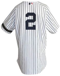 2007 Derek Jeter NY Yankees Game-Used & Autographed Home Jersey