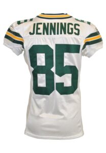 2007 Greg Jennings Green Bay Packers Game-Used Road Jersey