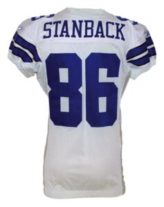 2007 Isaiah Stanback Dallas Cowboys Game-Used Home Jersey