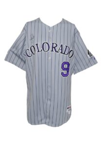 2007 Jaime Quirk Colorado Rockies World Series Coaches Worn & Autographed Jersey