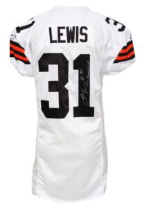 2007 Jamal Lewis Cleveland Browns Game-Used & Autographed Road Jersey