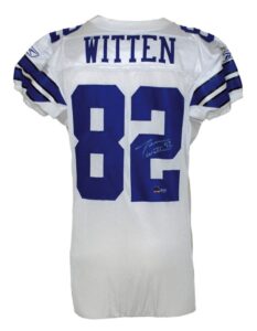 2007 Jason Witten Dallas Cowboys Game Issued & Autographed Home Jersey