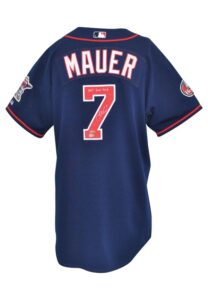 2007 Joe Mauer Minnesota Twins Game-Used & Autographed Home Jersey