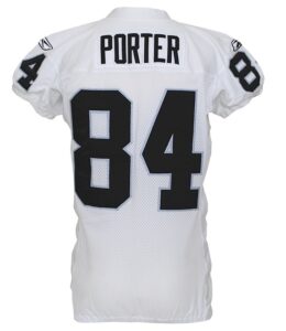 2007 Joey Porter Oakland Raiders Game-Used Road Jersey