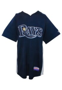 2007 John Mollicone Tampa Bay Rays Spring Training Game-Used Jersey