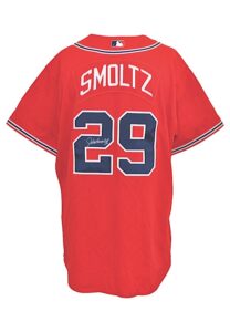 2007 John Smoltz Atlanta Braves Game-Used & Autographed Sunday Home Alternate Jersey