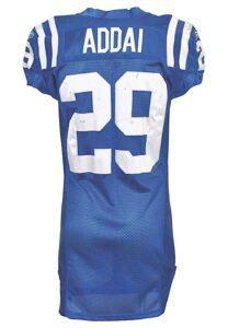 2007 Joseph Addai Indianapolis Colts Game-Used Home Jersey