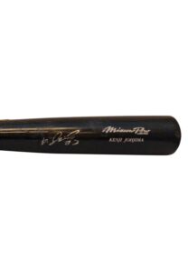 2007 Kenji Johjima Rookie Seattle Mariners Game-Used & Autographed Bat