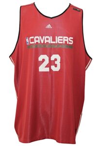 2007 LeBron James Cleveland Cavaliers NBA Finals Player-Worn Reversible Practice Jersey