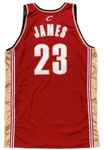 2007 LeBron James Cleveland Cavaliers Preseason Game-Used Road Jersey