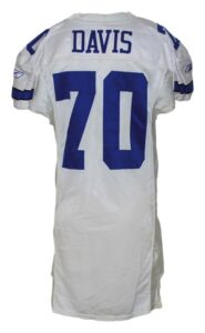 2007 Leonard Davis Dallas Cowboys Game-Used Home Jersey