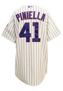 2007 Lou Piniella Chicago Cubs Manager-Worn & Autographed Home Jersey