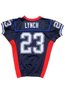 2007 Marshawn Lynch Buffalo Bills Rookie Game-Used Home Jersey