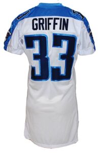 2007 Michael Griffin Tennessee Titans Game-Used Road Jersey