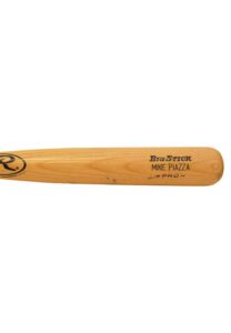 2007 Mike Piazza Oakland Athletics Game-Used BP Bat