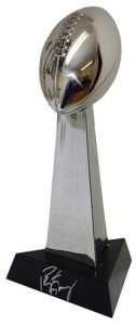 2007 Peyton Manning Indianapolis Colts Autographed Super Bowl XLI Replica Trophy