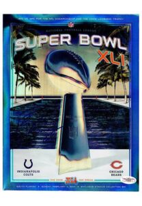 2007 Peyton Manning Single-Signed Super Bowl XLI Official Program