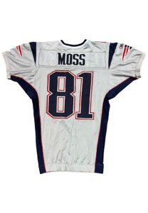 2007 Randy Moss NE Patriots Game-Used Jersey