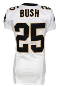 2007 Reggie Bush New Orleans Saints Game-Used Road Jersey