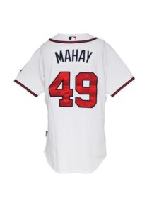 2007 Ron Mahay Atlanta Braves Game-Used Home Jersey