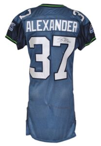 2007 Shaun Alexander Seattle Seahawks Game-Used and Autographed Home Jersey