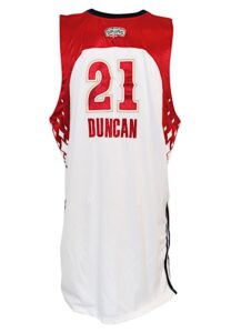 2007 Tim Duncan NBA All-Star Western Conference Autographed Pro Cut Jersey