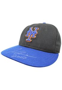 2007 Tom Glavine New York Mets Game-Used & Autographed Spring Training Cap