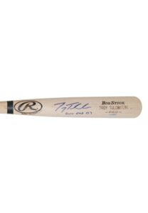 2007 Troy Tulowitzki Colorado Rockies Game-Used & Autographed NLCS Bat