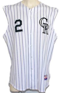 2007 Troy Tulowitzki Rookie Colorado Rockies Game-Used Home Jersey