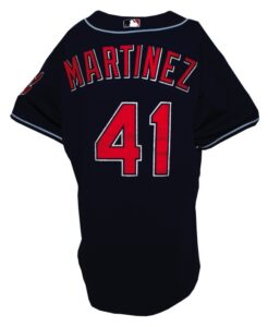 2007 Victor Martinez Cleveland Indians Game-Used Alternate Jersey